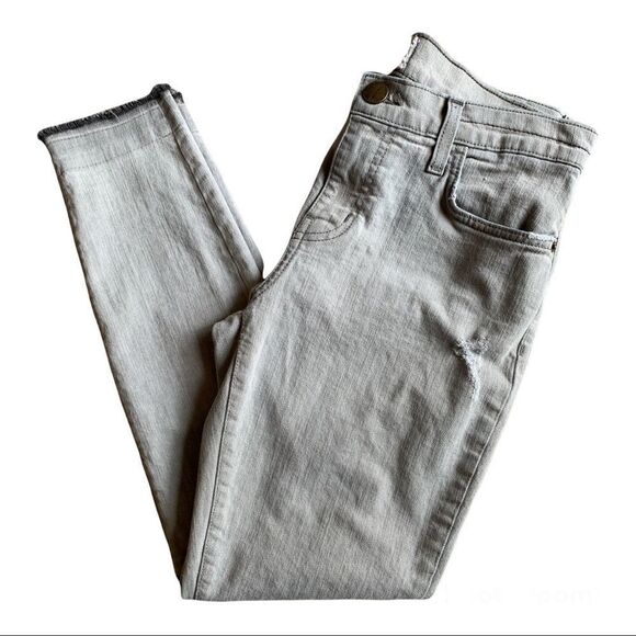 Current/Elliott The Stiletto Dillon Released Hem Jean Gray Size 28 - Picture 8 of 15